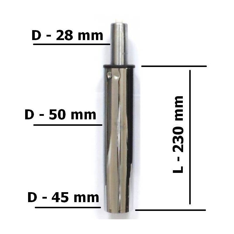 Длинный хромированный газлифт главное фото
