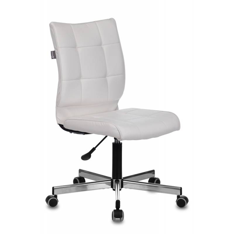 Кресло Бюрократ CH-330M белый Lincoln 100 искусственная кожа крестовина металл хром главное фото