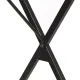 Стол на металлокаркасе BRABIX LOFT CD-008 (ш900*г500*в780мм), цвет дуб антик, 641864. Фото товара с разных ракурсов.