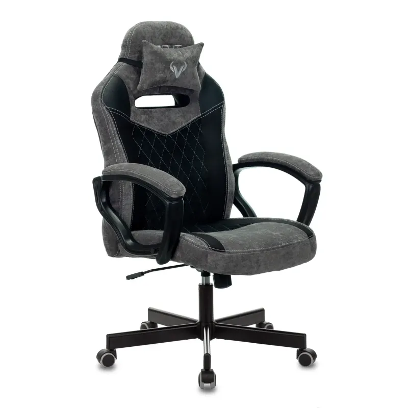 Кресло игровое геймерское Бюрократ VIKING 6 KNIGHT B FABRIC черный крестовина металл главное фото