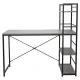 Стол на металлокаркасе BRABIX LOFT CD-005, 1200х520х1200 мм, 3 полки, цвет дуб антик, 641222. Фото товара с разных ракурсов.