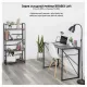 Стол на металлокаркасе BRABIX LOFT CD-002, 1000х500х750 мм, складной, цвет морёный дуб, 641212. Фото товара с разных ракурсов.